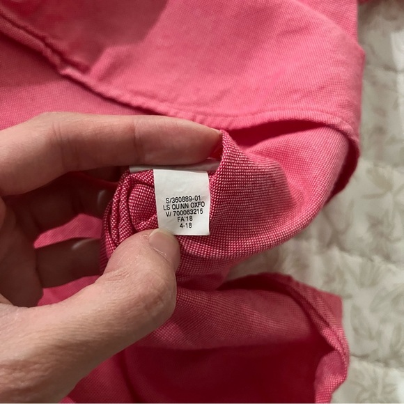 Banana Republic Quinn Boy Fit Button Down Top Size Small - Picture 5 of 5